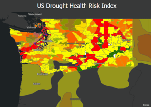 US Drought Health Risk Index